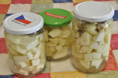 Sterilované patisony na sladko - kyselo  – Snadné Miš - Maš recept, zvládnete za 45 - 60 minut